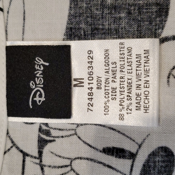 Womens Disney Minnie Mouse print scrub top size M - Picture 4 of 5